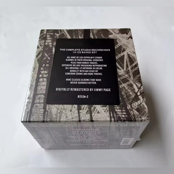 Led Zeppelin The Complete Studio Recordings 10 CD Box Set Brand New Sealed - Picture 2 of 8